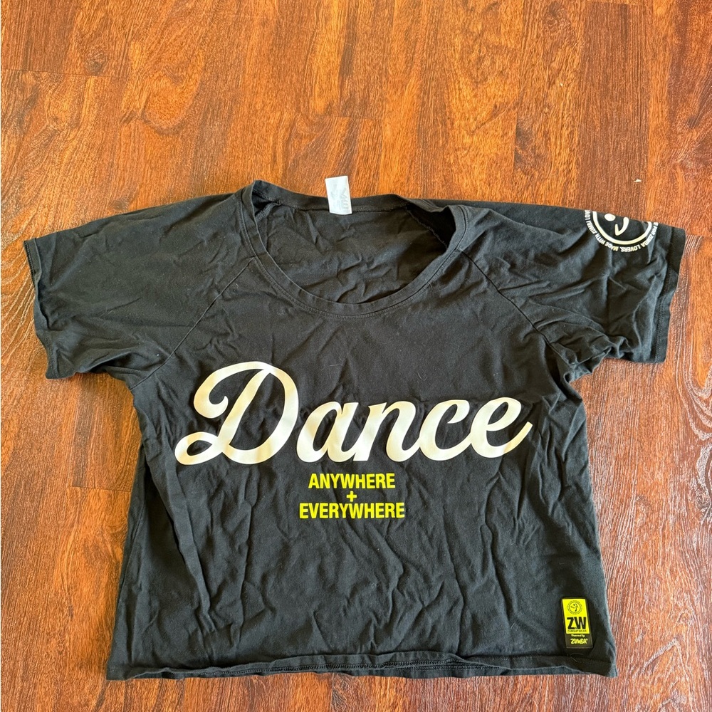 Zumba Fitness Black Dance T-Shirt (Lg)